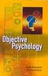 Objective Psychology /  Moorjani, Janki & Kumar, Prerna 