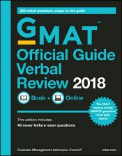 GMAT Official Guide 2018 Verbal Review - 300 Verbal Questions Unique to this Guide (Book + Online) / GMAC - Graduate Management Admission Council 